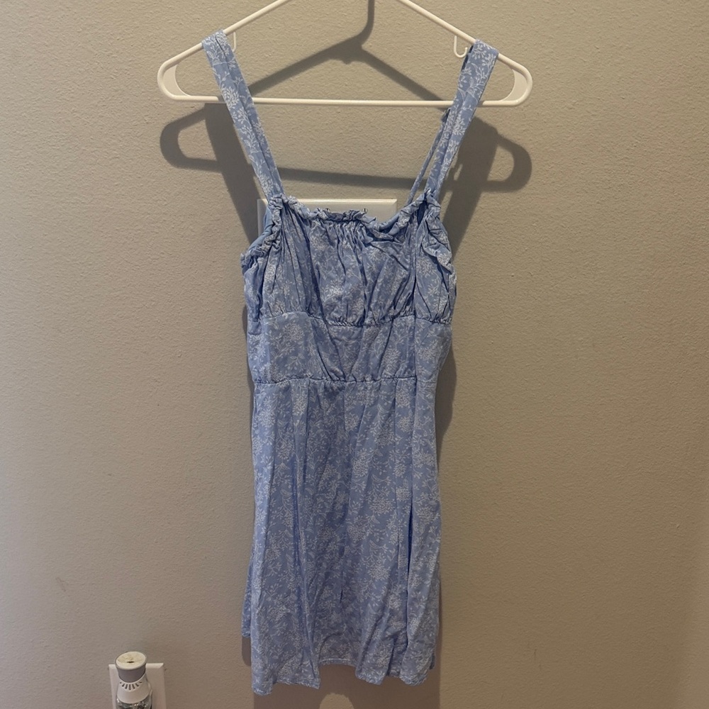 Blue Floral Sundress
